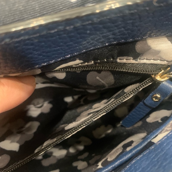 Kate Spade Blue Leather Crossbody Bag - Picture 7 of 14